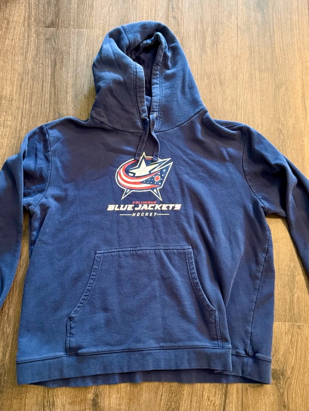 Fanatics Men's Big & Tall Columbus Blue Jackets Pullover Hoodie - Blue - 3XL